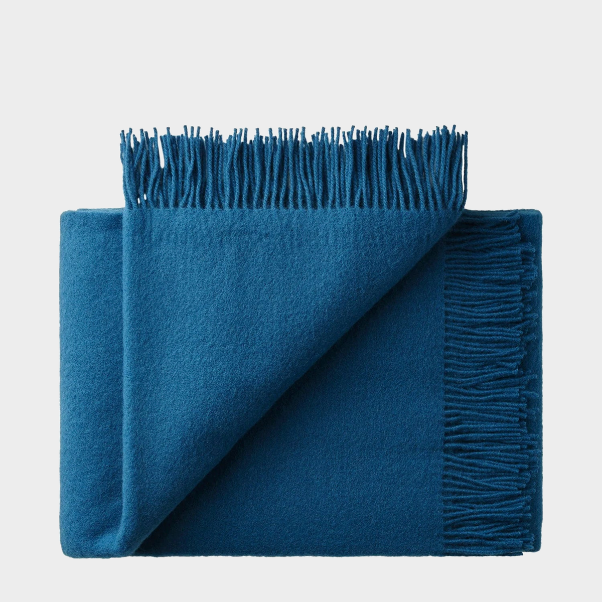 Athen Throw in Petrol Blue, primary view
