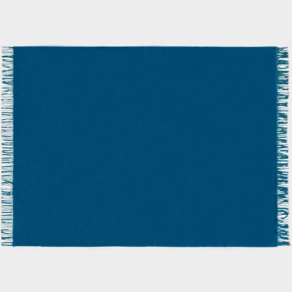 Athen Throw in Petrol Blue, view 2