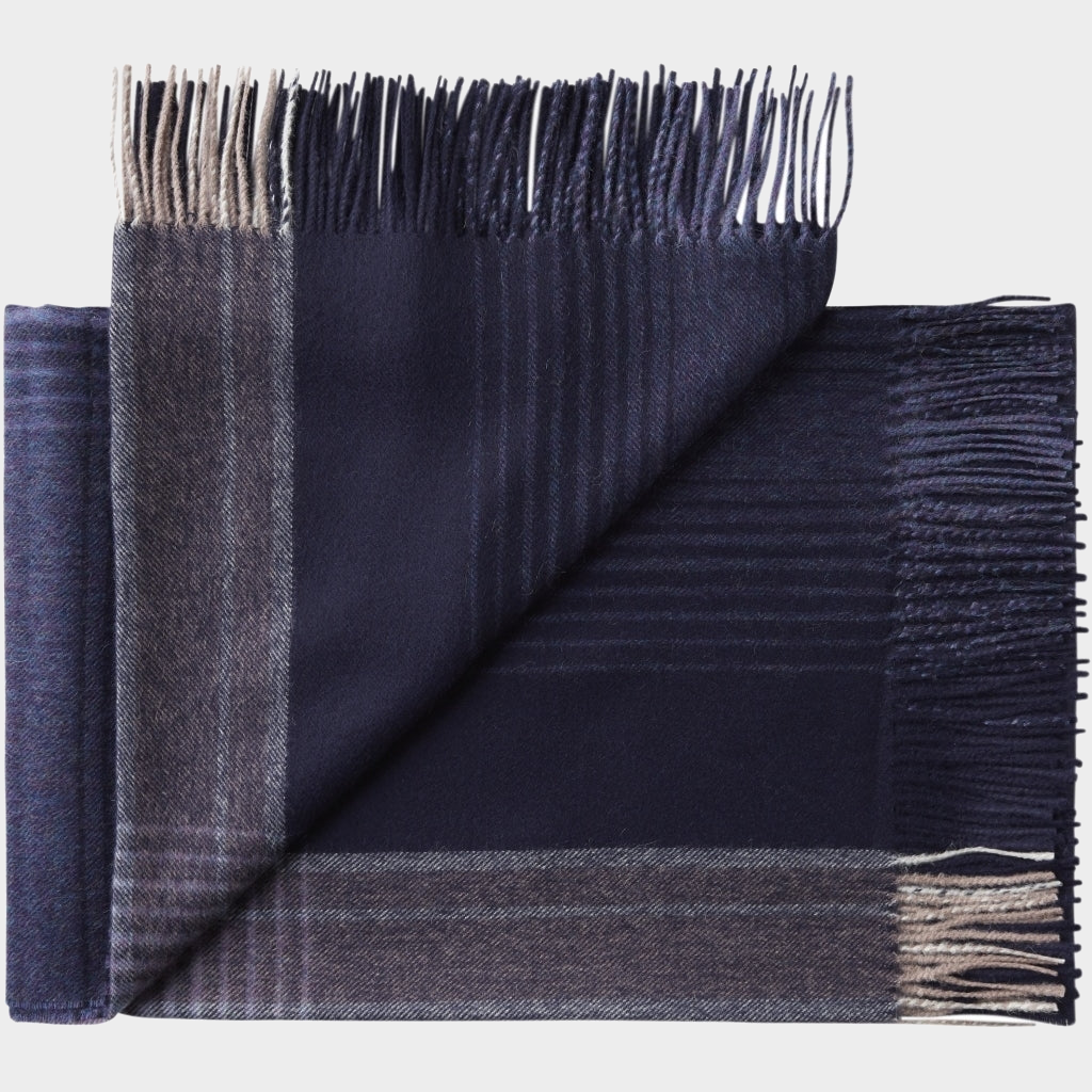 Bogota Throw in Cool Blue, primary view