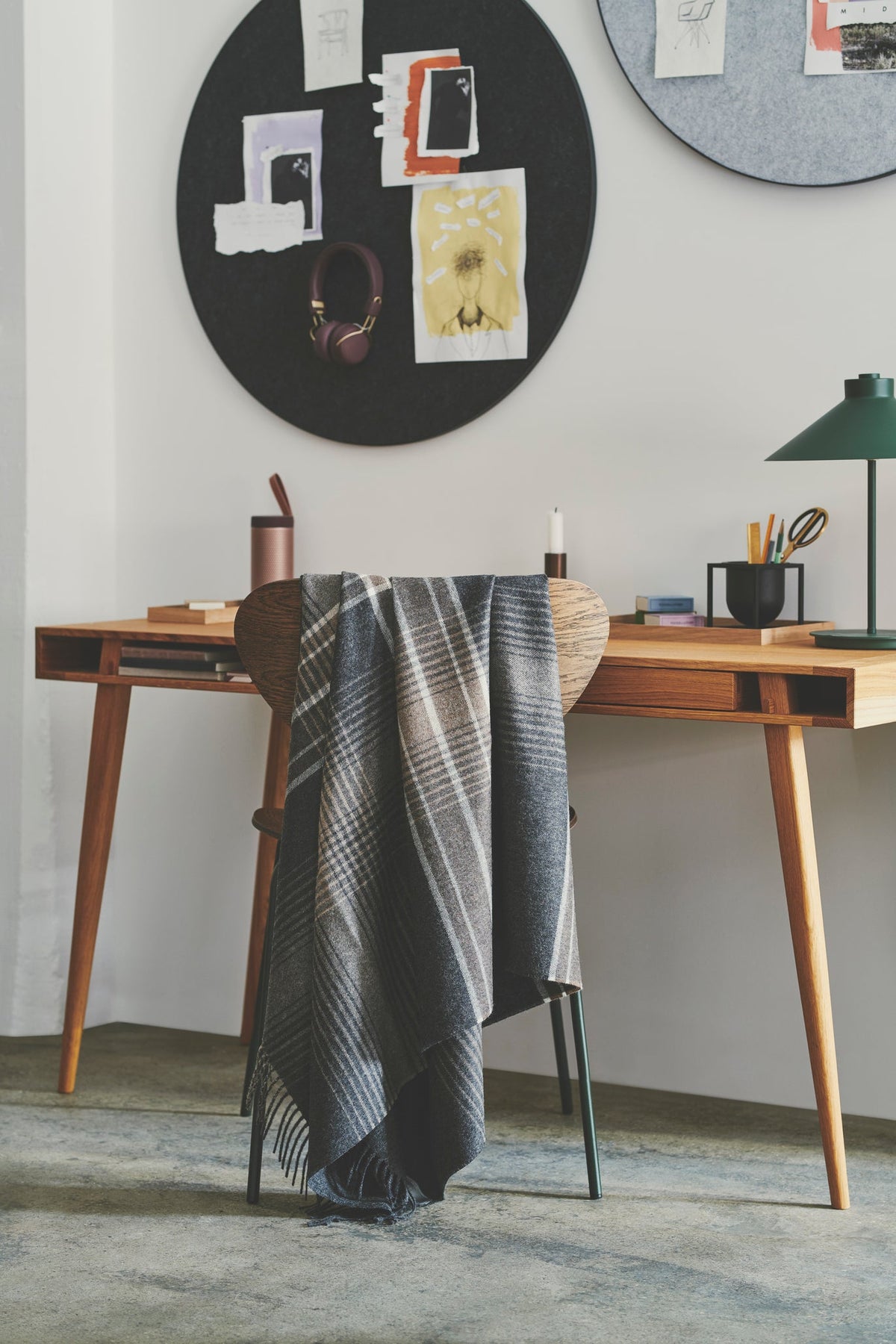 Bogota Throw in Dark Grey, primary view