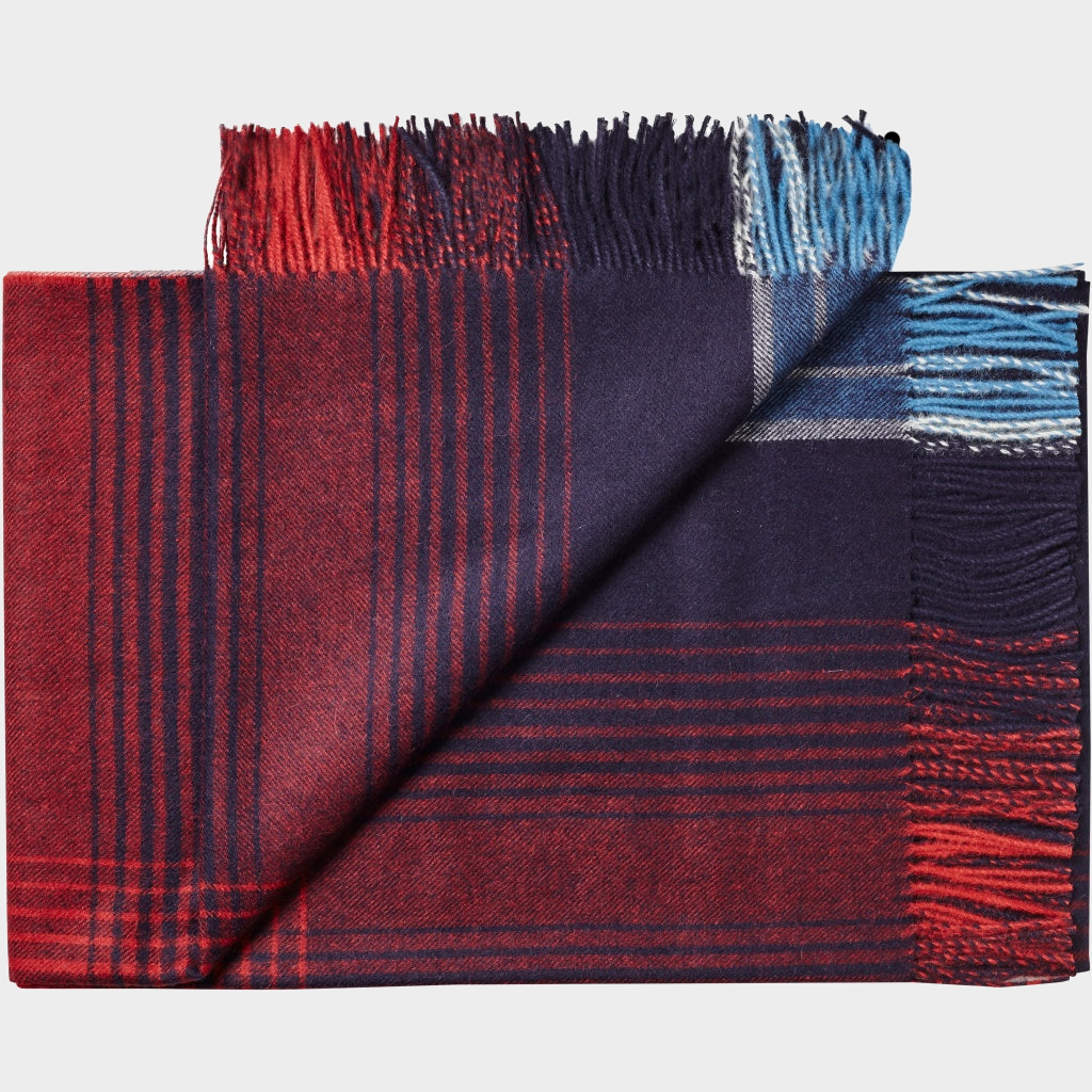 Bogota Throw in Ocean Club Blue, primary view