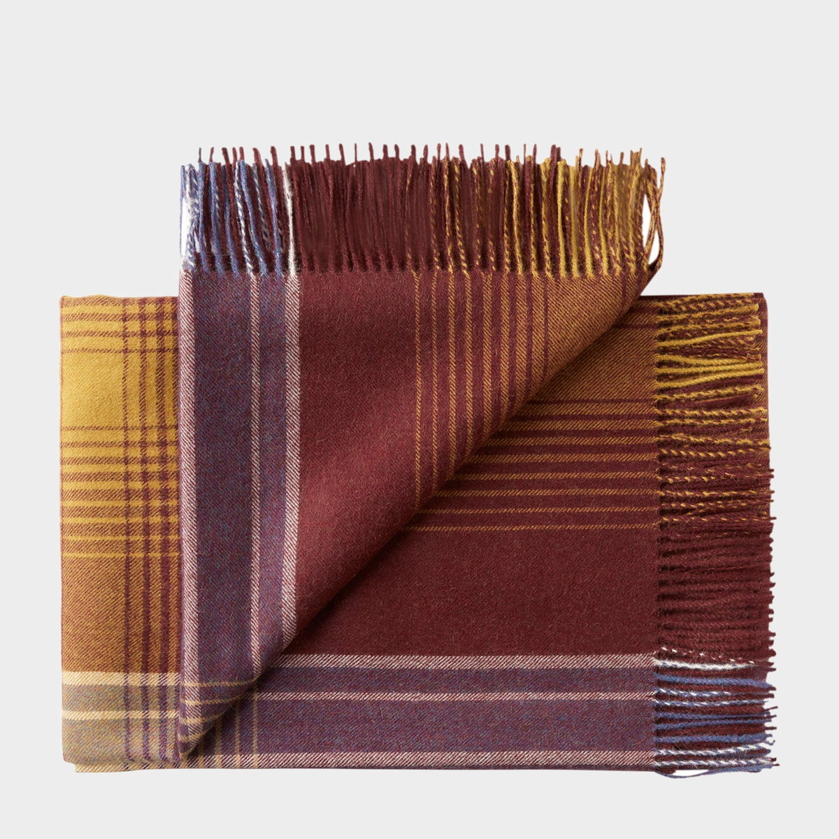 Bogota Throw in Vintage Bordeaux, primary view