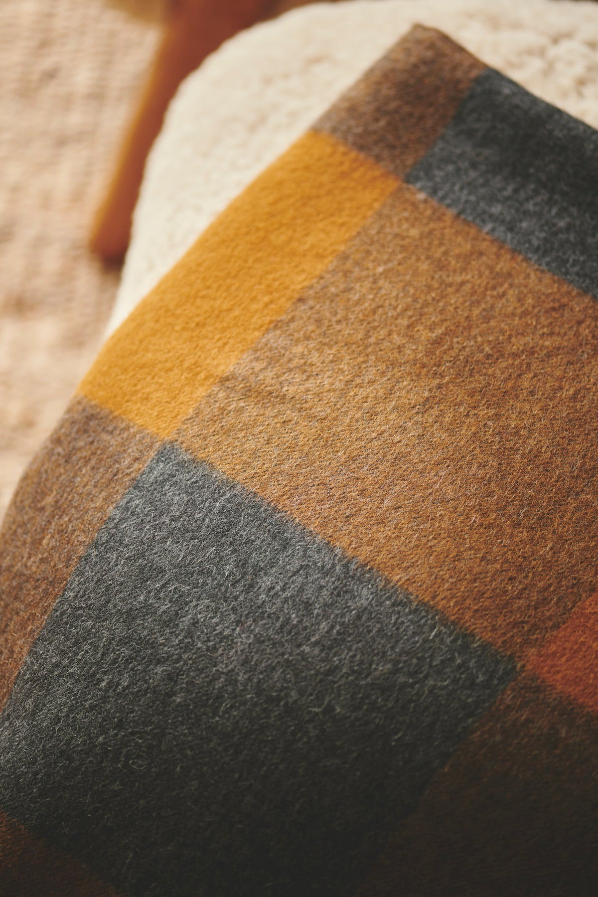 Caracas Throw in Caramel, view 4