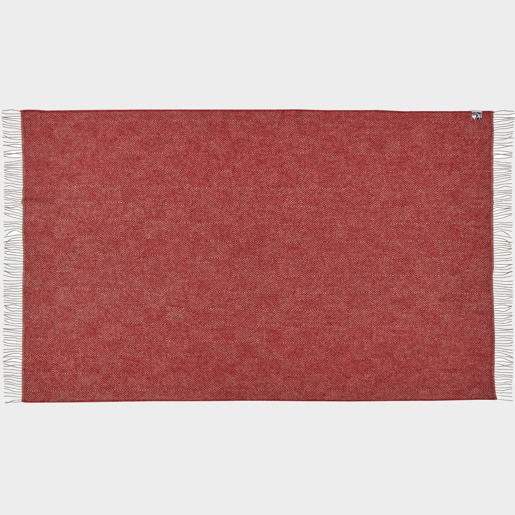 Fanø Throw in Granite Red, view 2