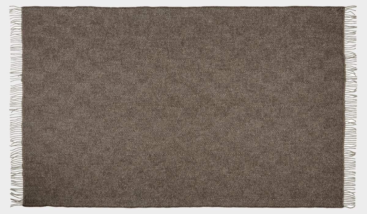 Fanø Throw in Ash Brown, view 2