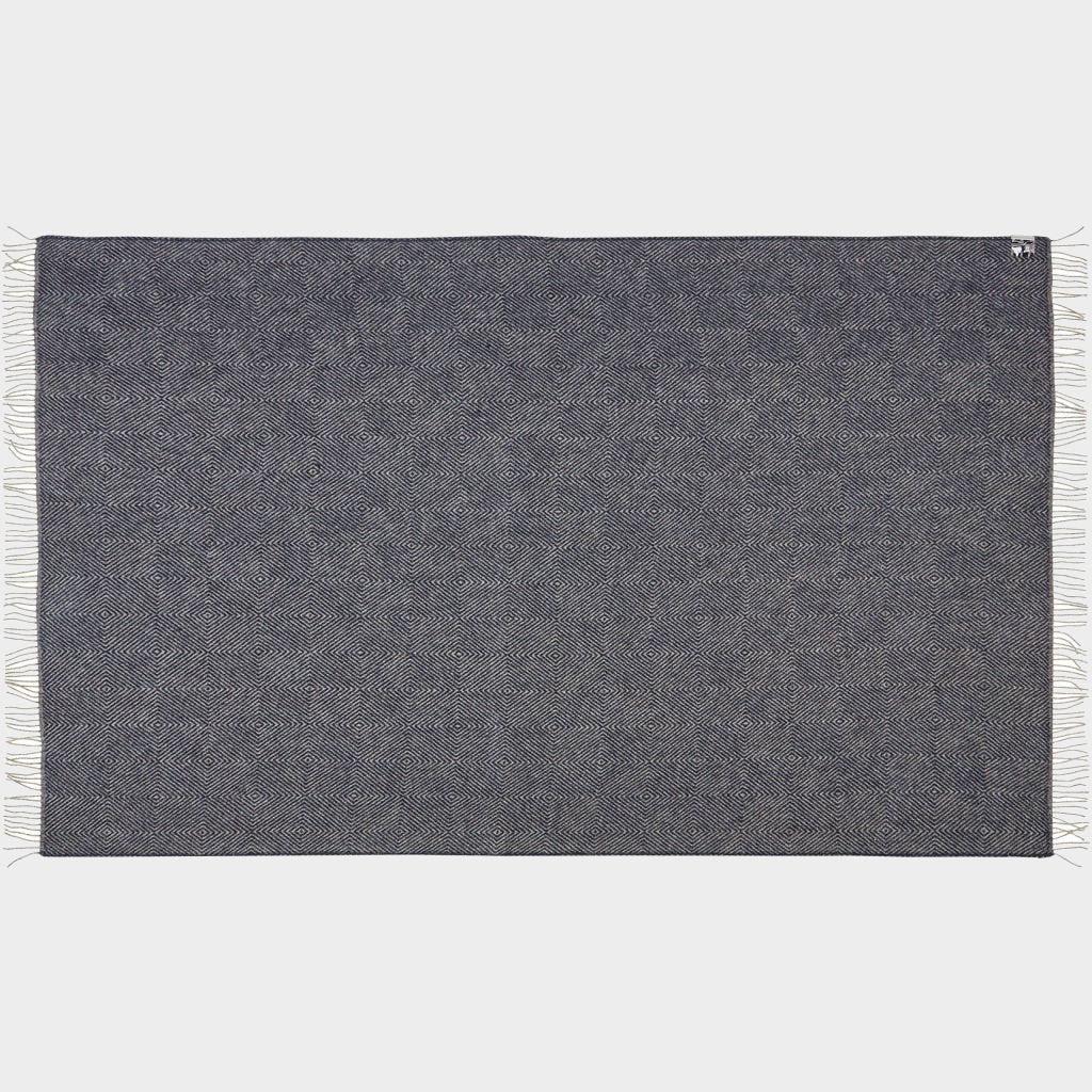 Fanø Throw in Granite Blue, view 3