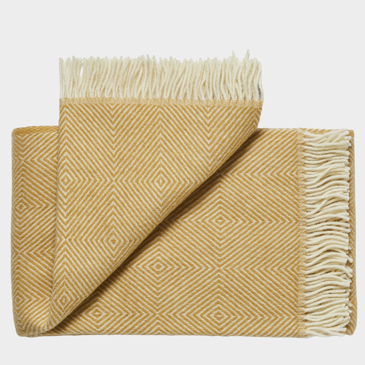Fanø Throw in Sunflower Yellow, primary view