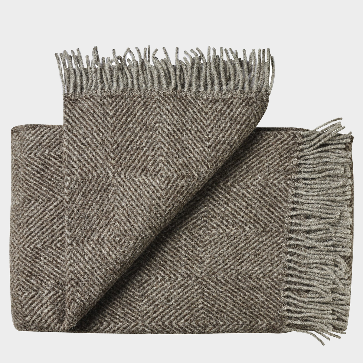 Fanø Throw in Ash Brown, primary view