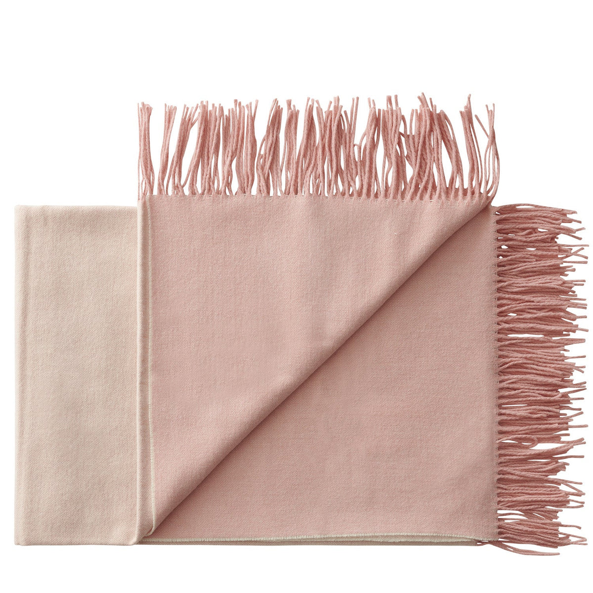 Franja Throw in Pink-White, primary view