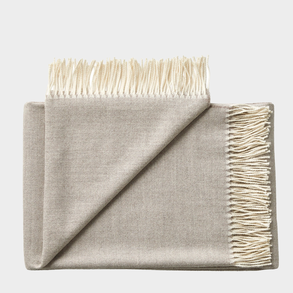 Panama Premium Baby Alpaca Bedspread in Grey Bark, primary view [fp-color:grey-bark]