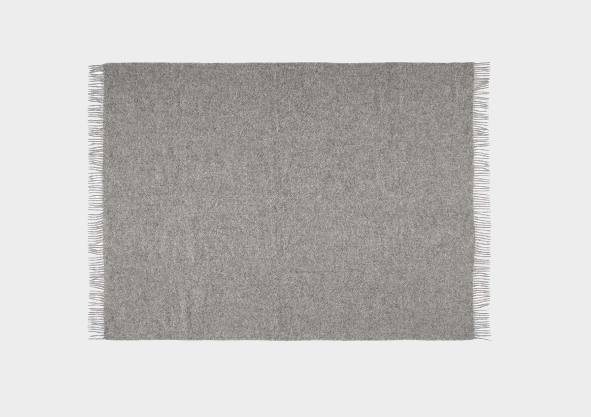 Season Throw in Medium Grey, view 4
