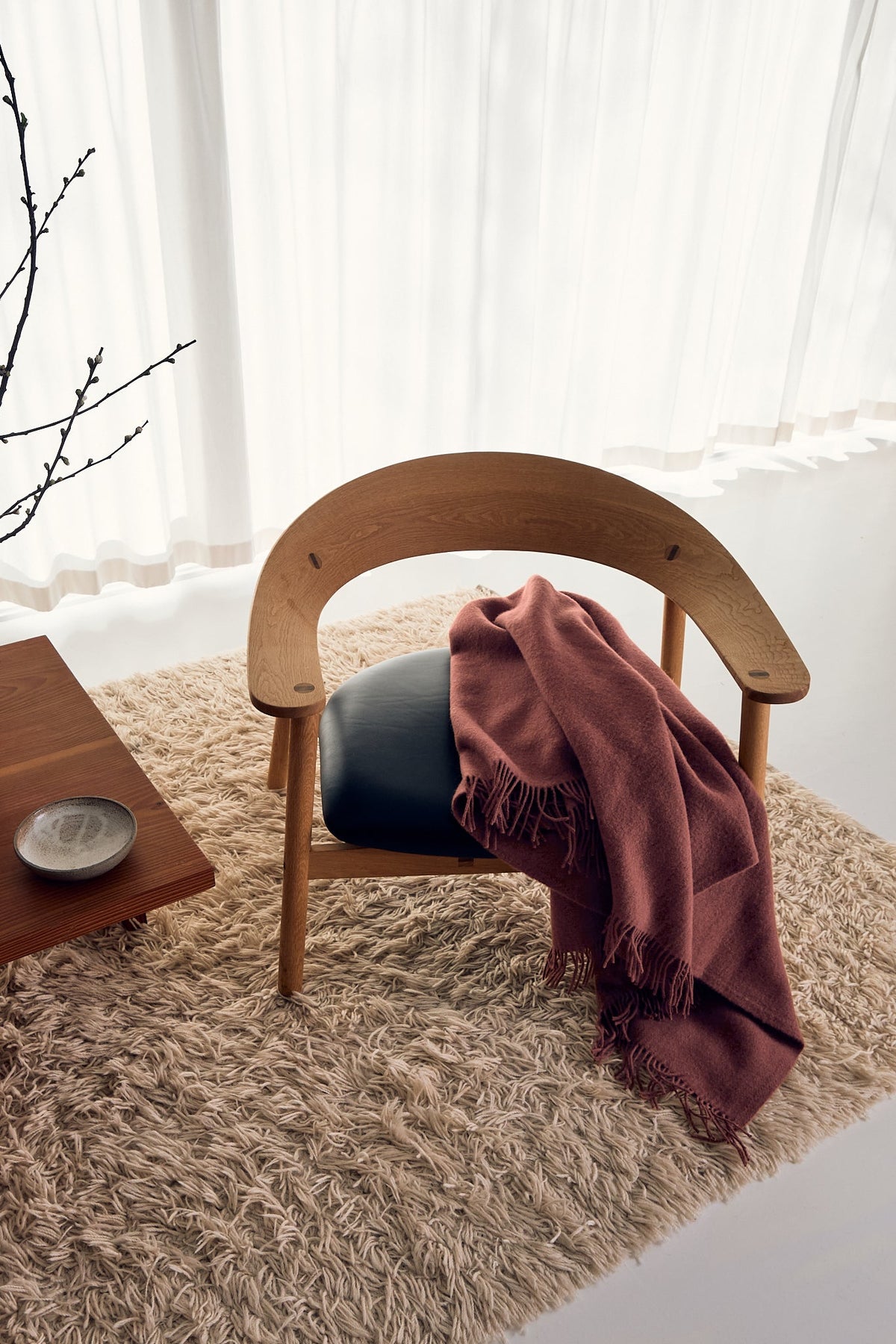 Season Throw in Rosewood, primary view