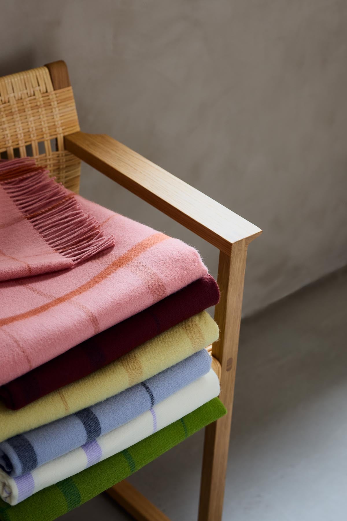 Warp & Weft Throw in Balance - Chamomile/Mustard, view 4