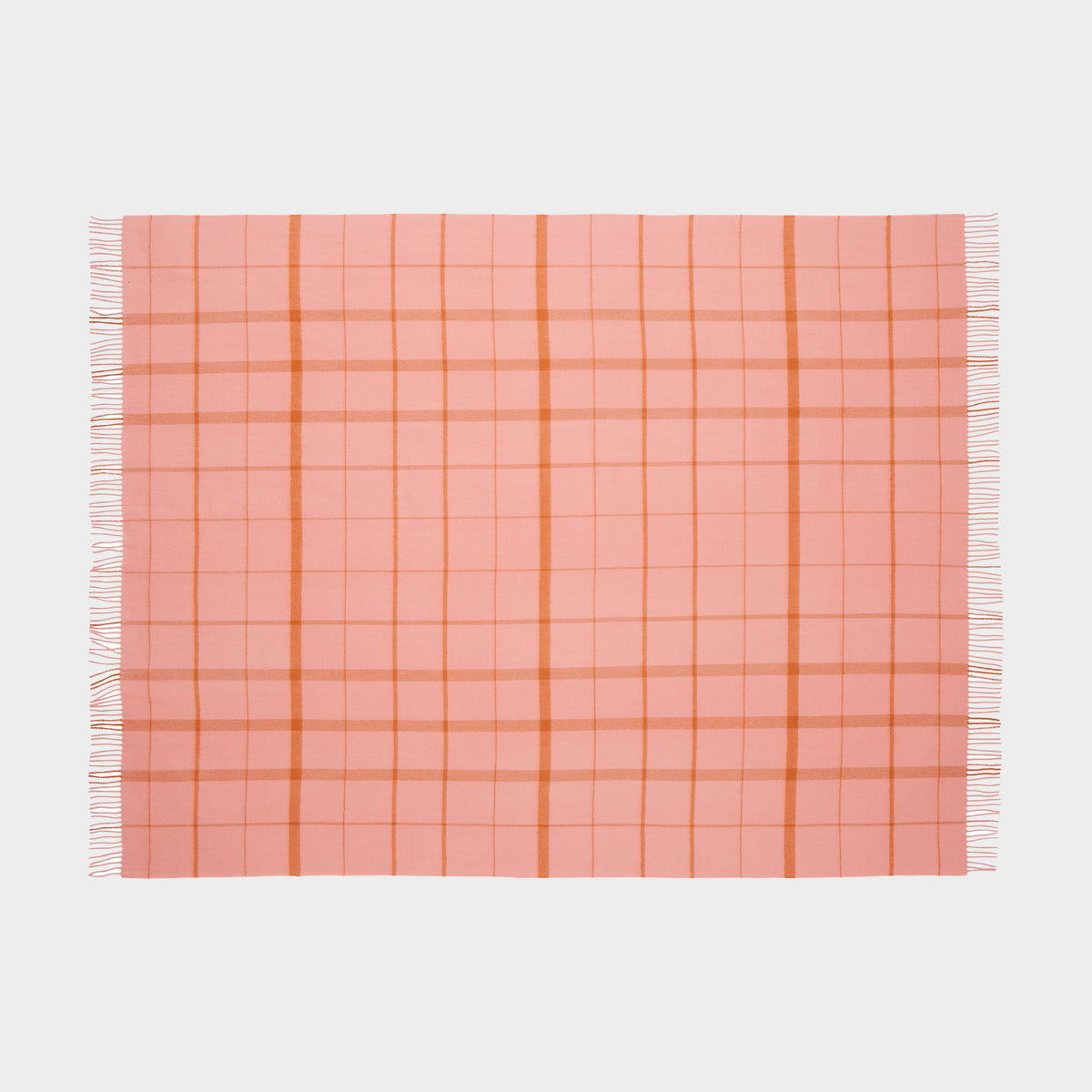 Warp & Weft Throw in Love - Coral/Amber, view 2
