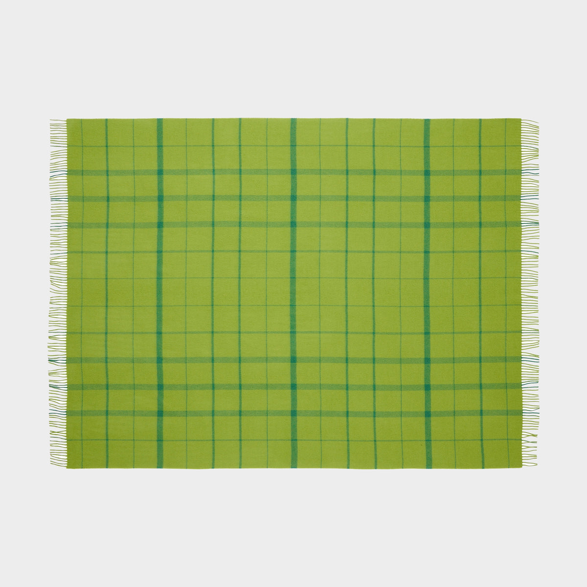 Warp & Weft Throw in Sprout - Lime/Grass, view 3