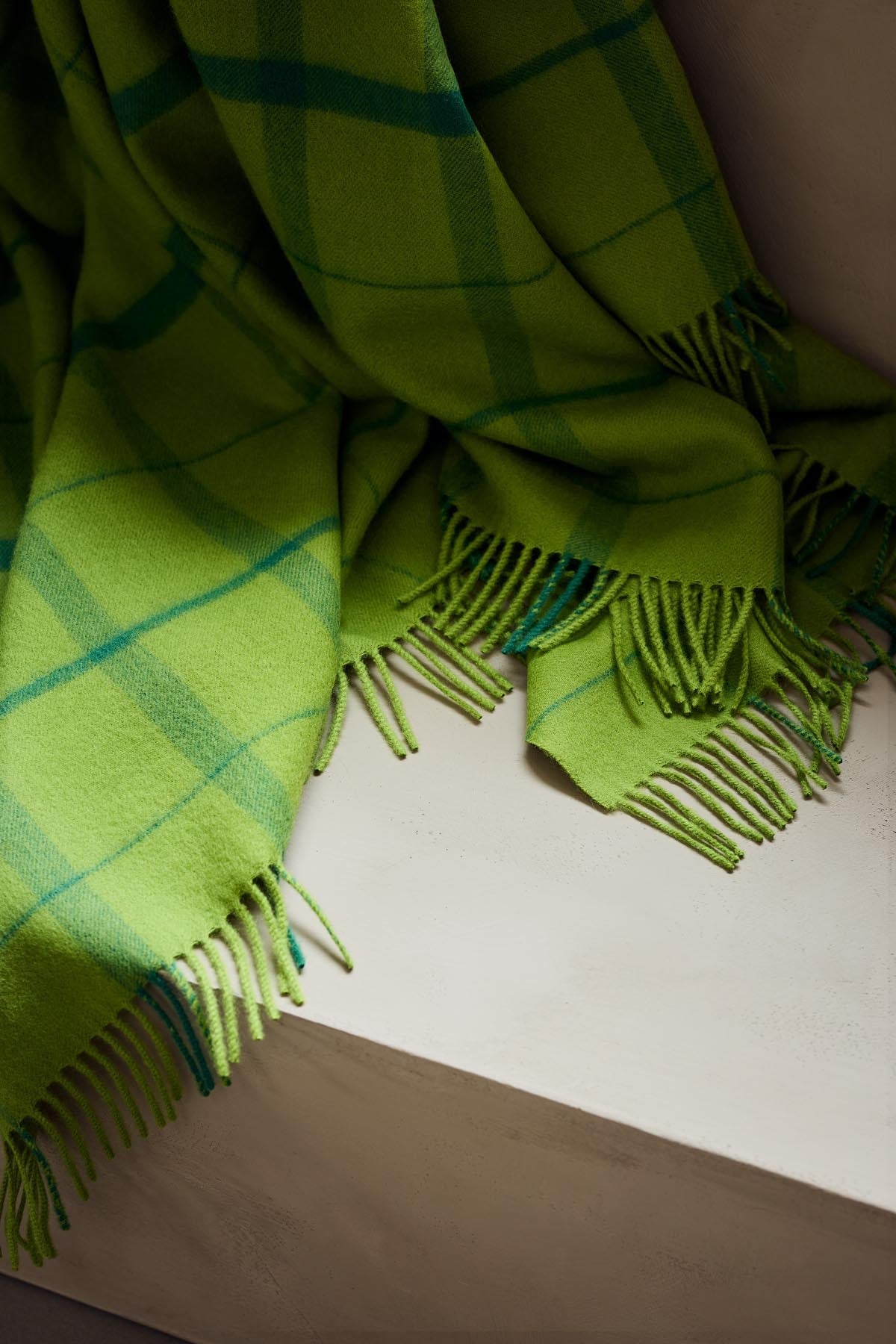 Warp & Weft Throw in Sprout - Lime/Grass, view 4