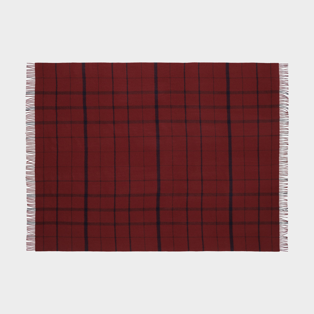 Warp & Weft Throw in Embrace - Beetroot/Midnight, view 2