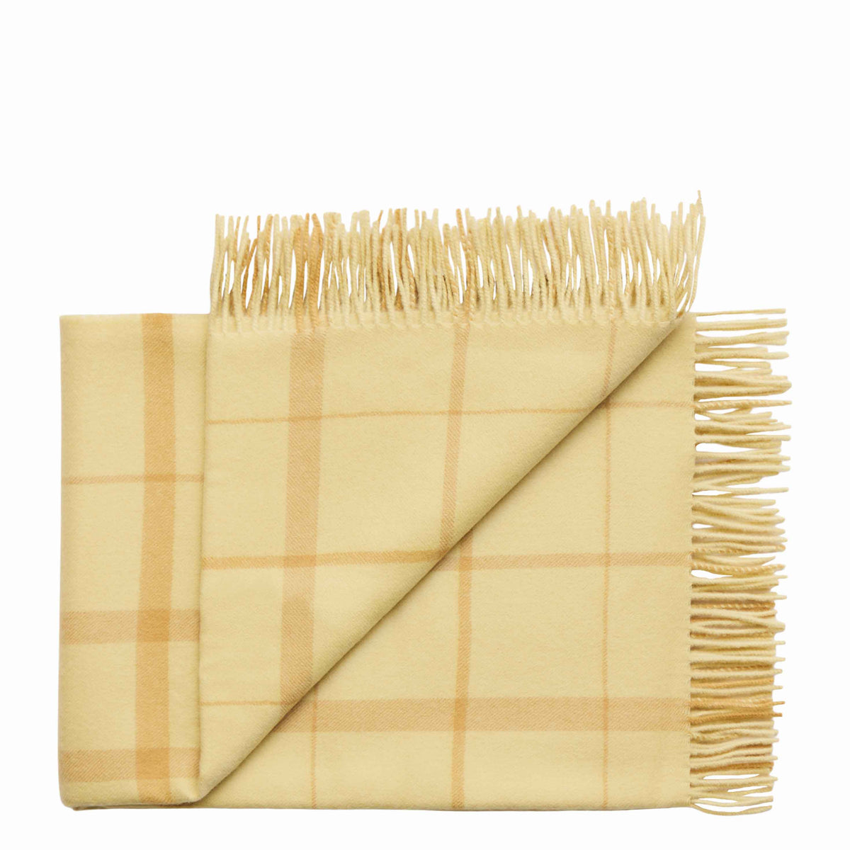 Warp & Weft Throw in Balance - Chamomile/Mustard, primary view
