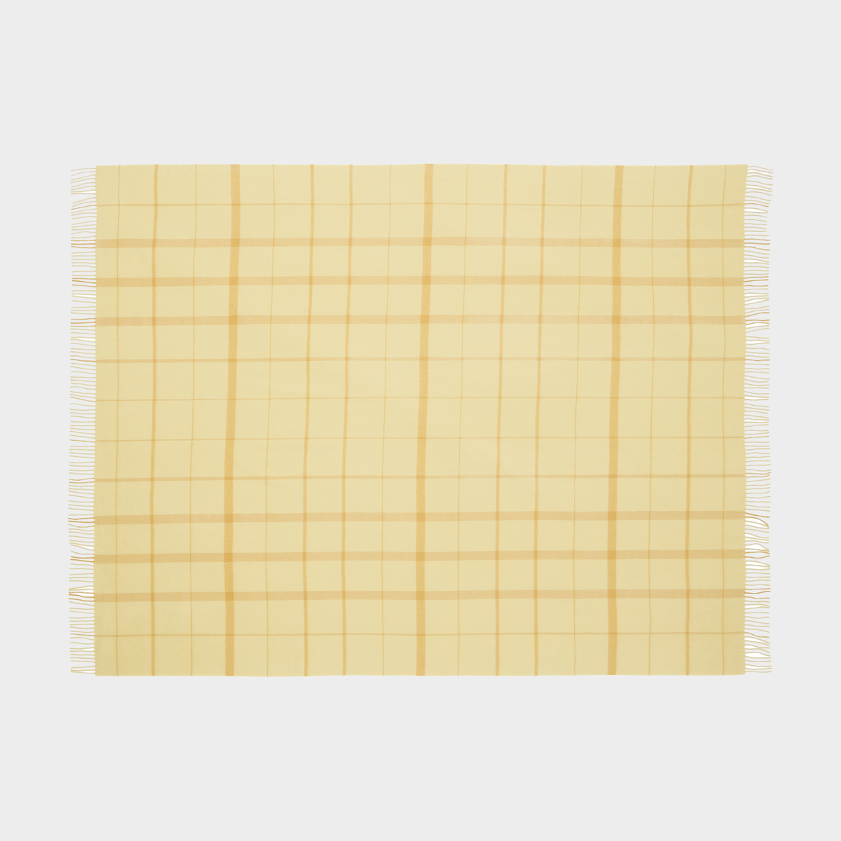 Warp & Weft Throw in Balance - Chamomile/Mustard, view 2