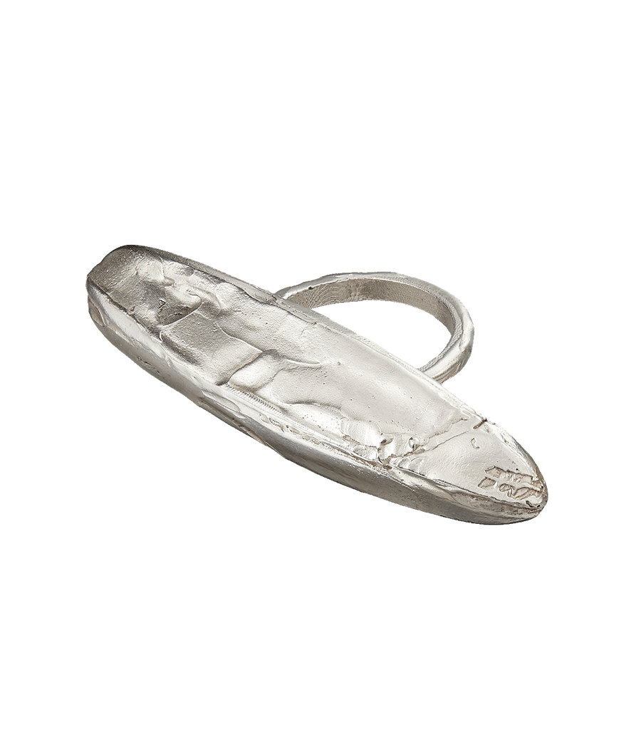 Crest Recycled Sterling Silver Ring