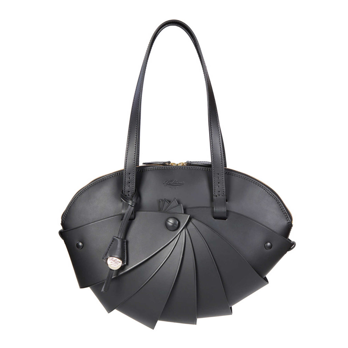Tosca Leather Tote in Black, primary view