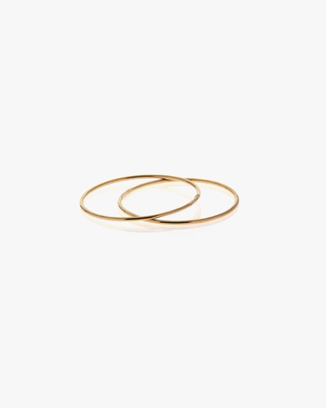 Trace Fine Gold Wire Ring in Yellow Gold, view 2