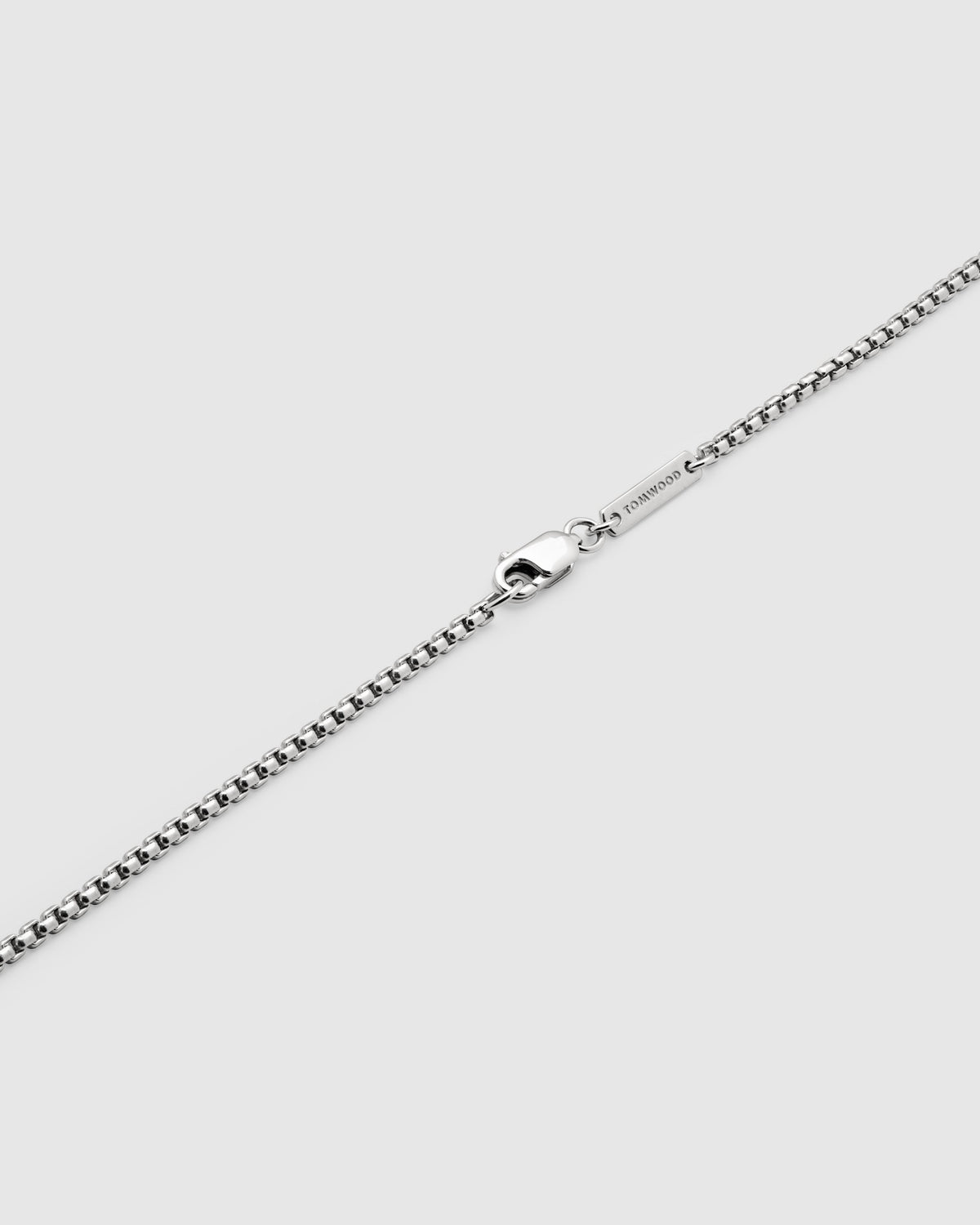 Trace Rounded Square-Link Silver Bracelet, view 4 [fp-shared]