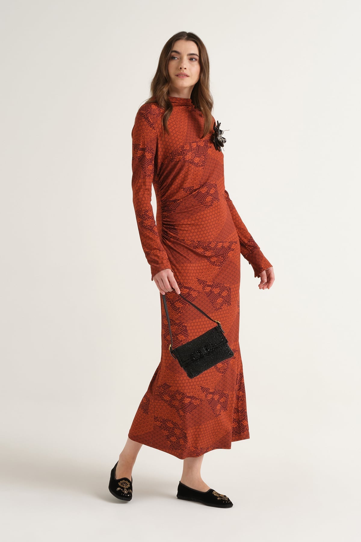 Mosaic Kimono Dress