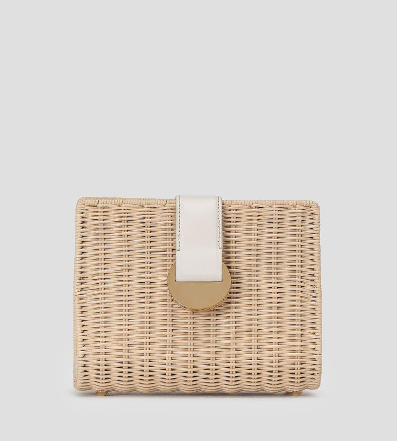 Nerea Wicker Clutch