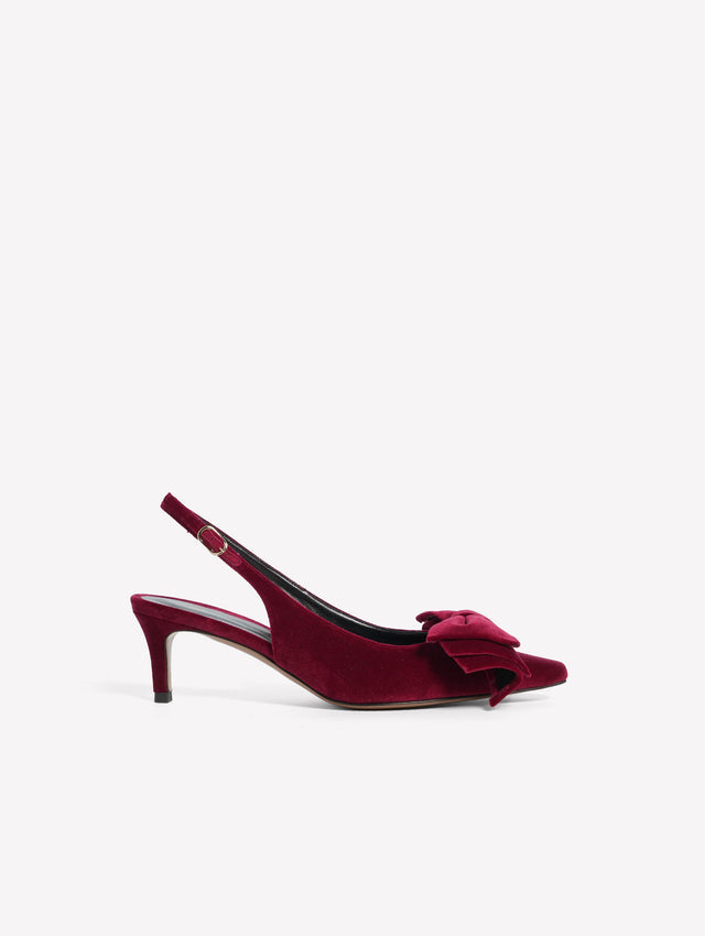 Carlis Velvet Slingbacks