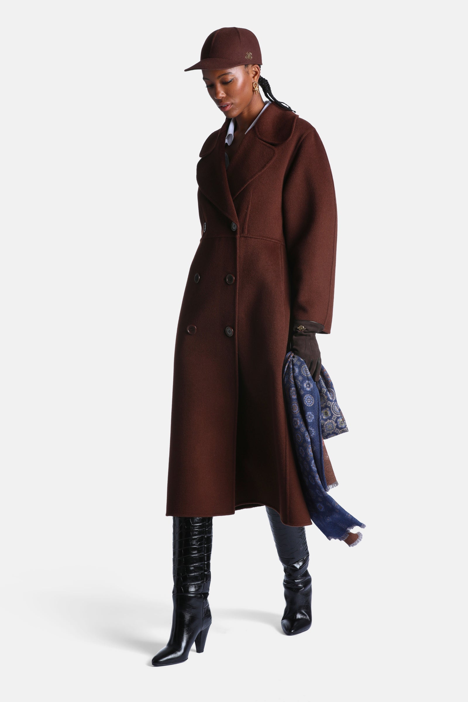 Scansione Double-Breasted Wool Coat