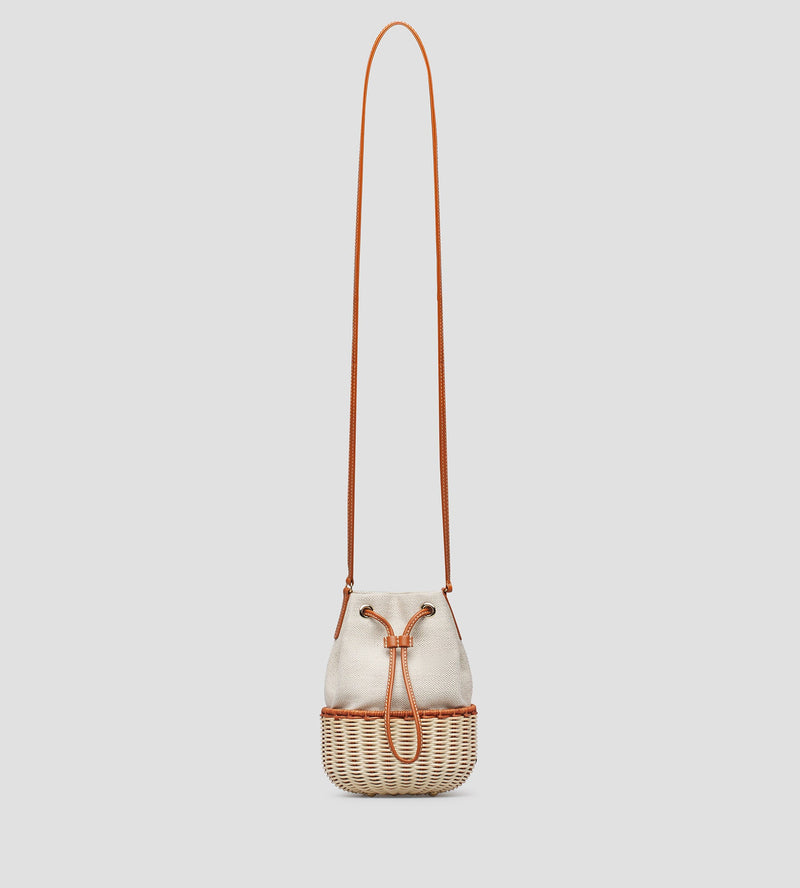 Adria Wicker Bucket Bag