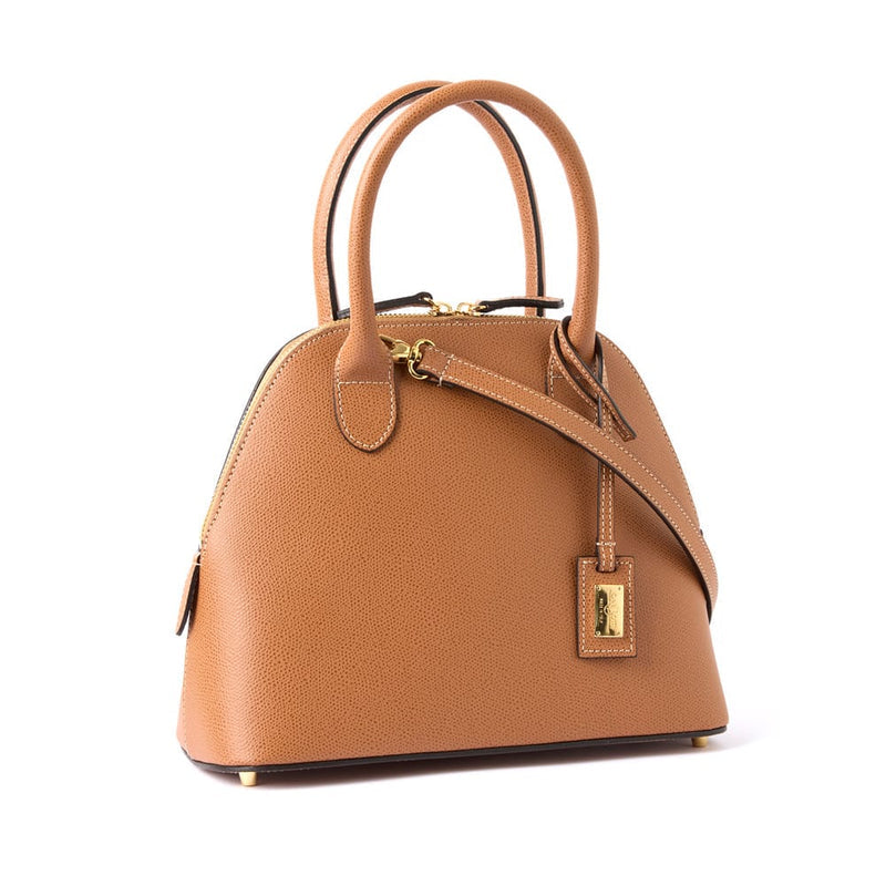 Bella Palmellato Leather Top-Handle Bag