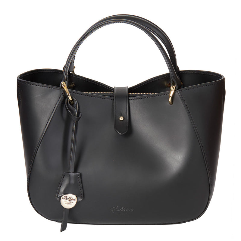 Sofia Leather Top-Handle Bag