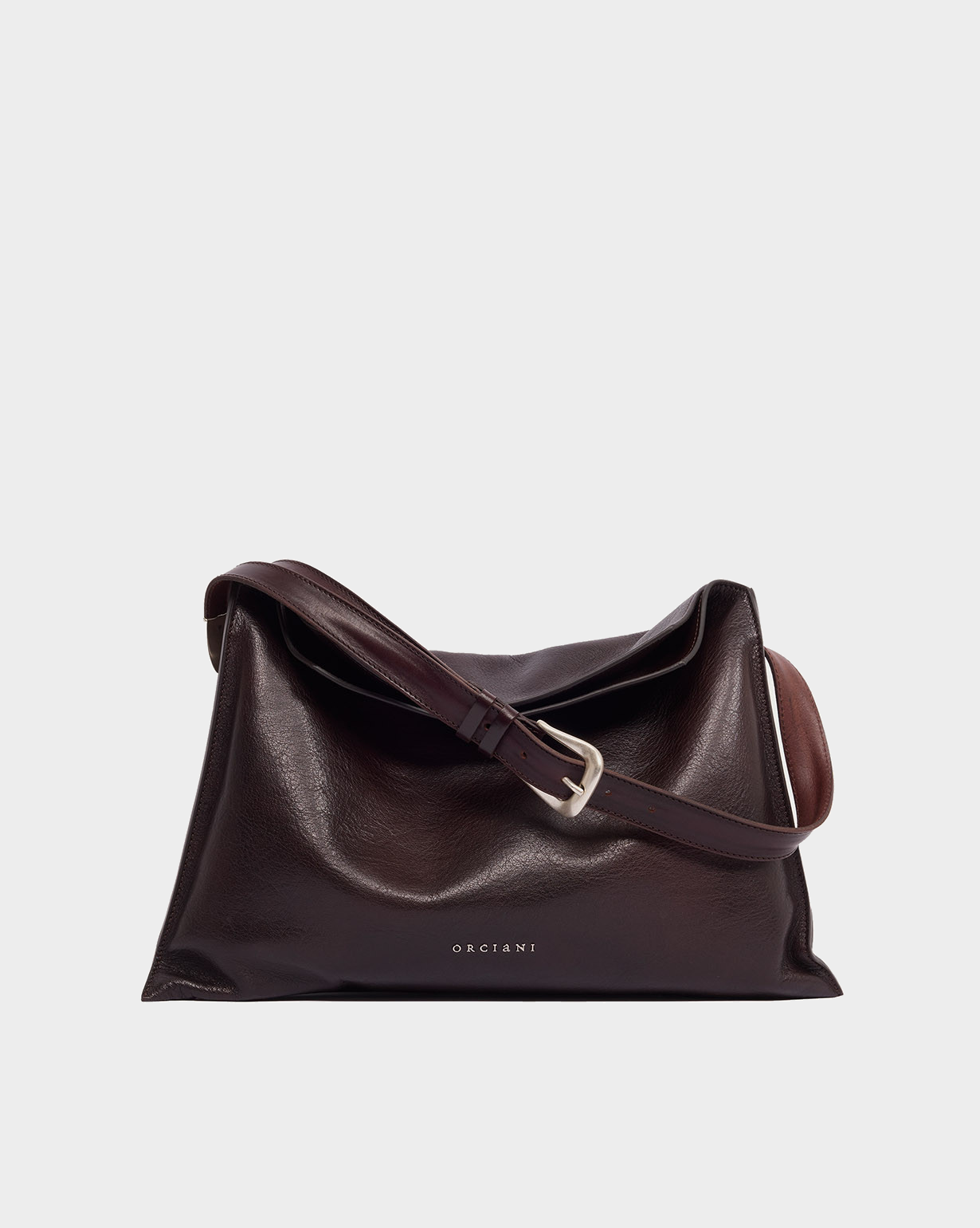 Trinity Lagoon Midi Leather Shoulder Bag