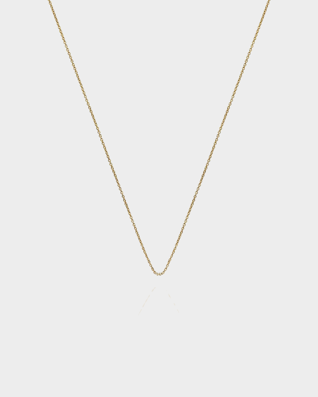 Tether Rhombus Gemstone Necklace — yellow gold