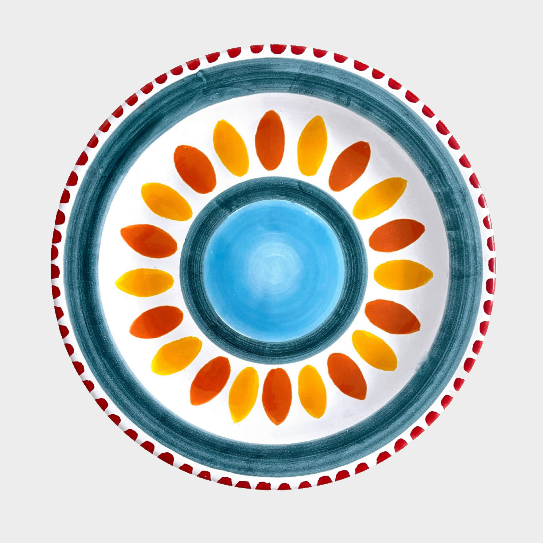 Plinth Colourful Ceramic Plates — Piatto Fondo
