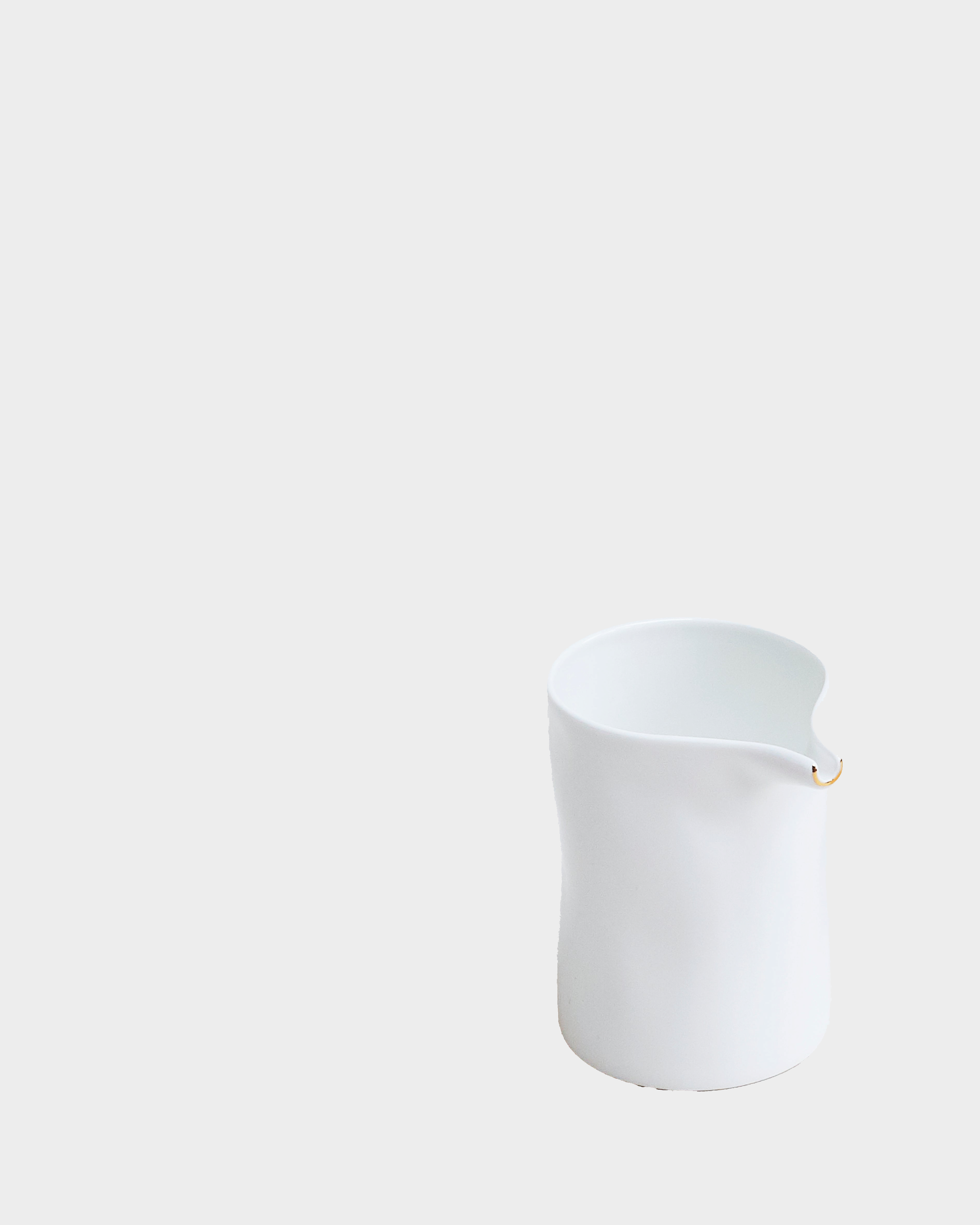 Grid Fine Bone China Milk Jug — Cobalt