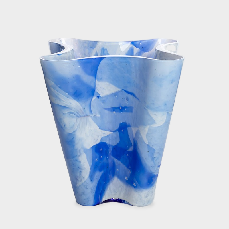 Blue Diamond Bucket Vase