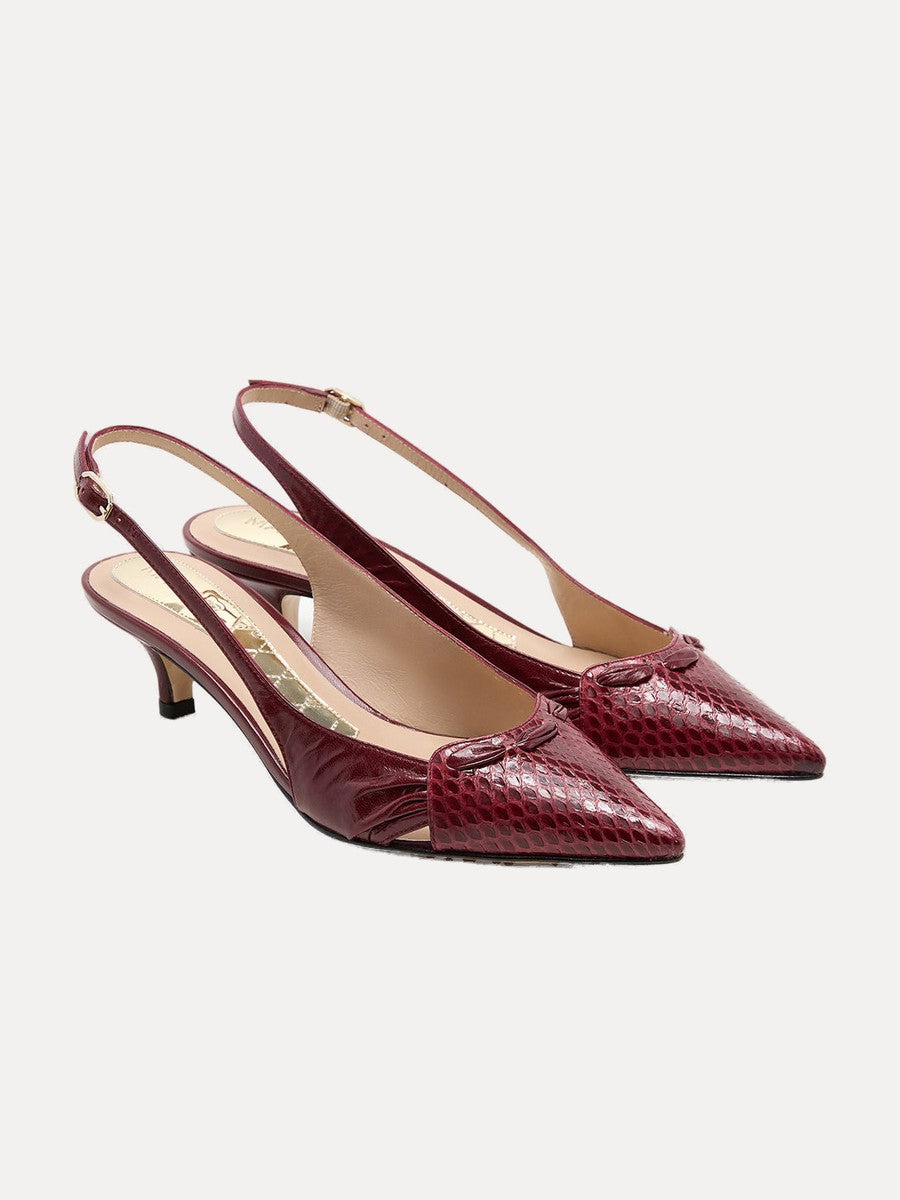 Magrit kitten-heel slingbacks